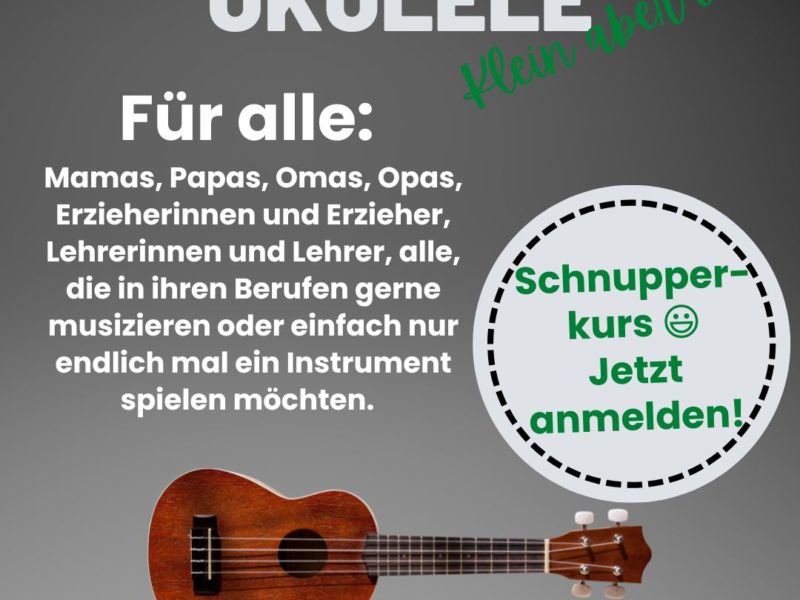 Ukulele Schnupperkurs Ukulele Schnupperkurs